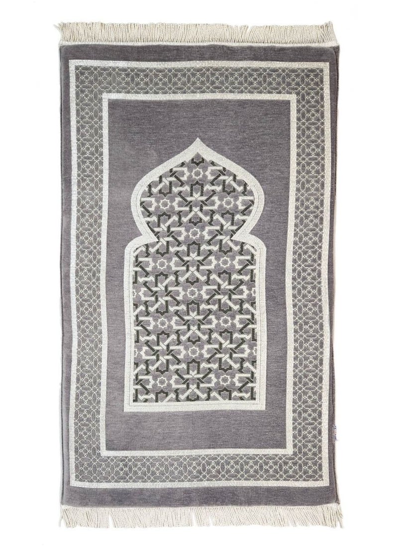 Museum Museum Large Size Memory Foam Prayer Mat. Turkish Comfortable Prayer Rug . Islamic Mihrab Design Sajadah with Foam.  - Image 1