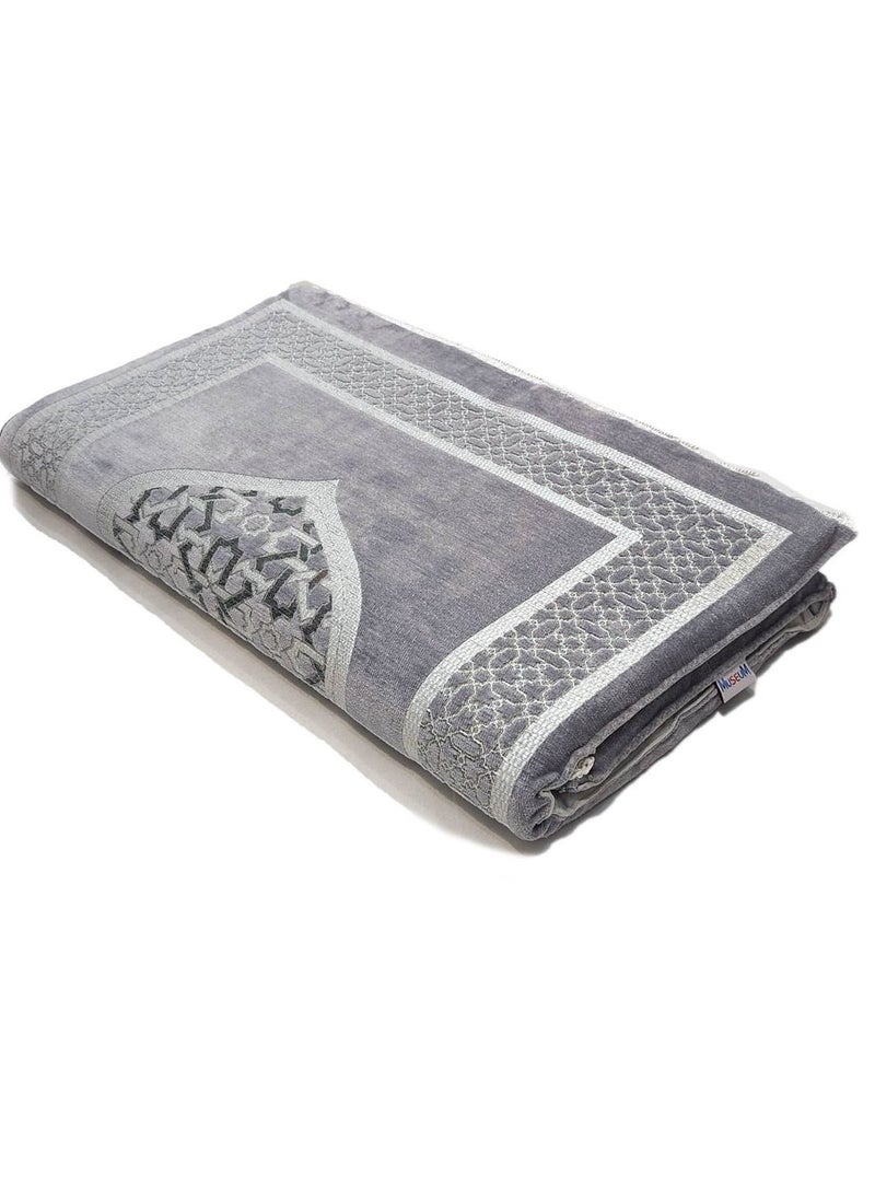 Museum Museum Large Size Memory Foam Prayer Mat. Turkish Comfortable Prayer Rug . Islamic Mihrab Design Sajadah with Foam.  - Image 2