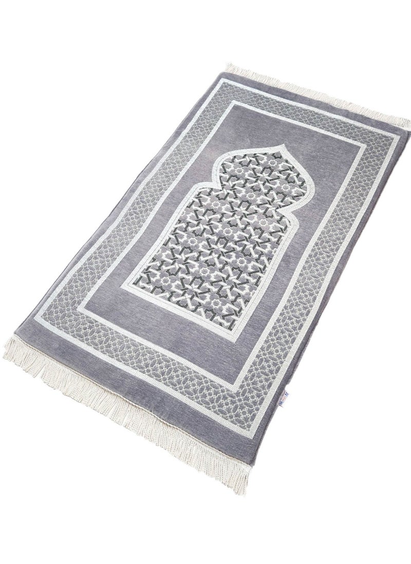Museum Museum Large Size Memory Foam Prayer Mat. Turkish Comfortable Prayer Rug . Islamic Mihrab Design Sajadah with Foam.  - Image 3