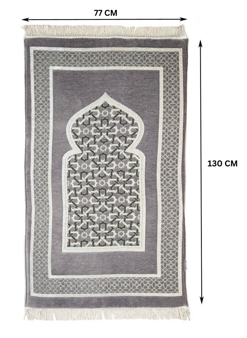 Museum Museum Large Size Memory Foam Prayer Mat. Turkish Comfortable Prayer Rug . Islamic Mihrab Design Sajadah with Foam.  - Image 5