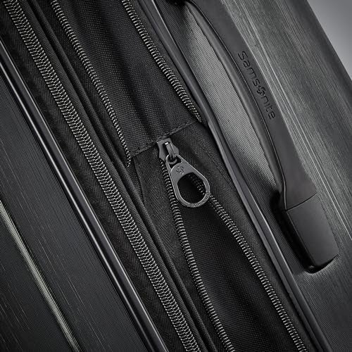 Samsonite Centric 2 Hardside Expandable Luggage with Spinner Wheels, Black, Checked-Medium 24-Inch - Image 4