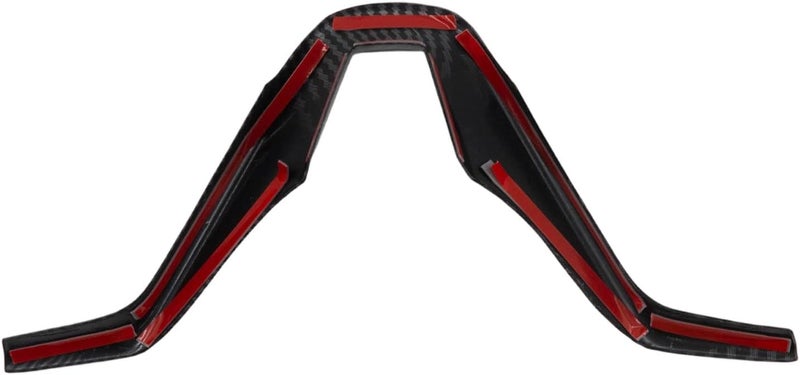 BONV 1 Piece ABS Car Steering Wheel Sequins Cover Interior Decoration Trim Sticker for Hyundai Tucson 3th 2015 2016 2017 2018 2019 2020 LHD Car Styling Accessories (Black with Carbon Fiber Texture) - Image 5