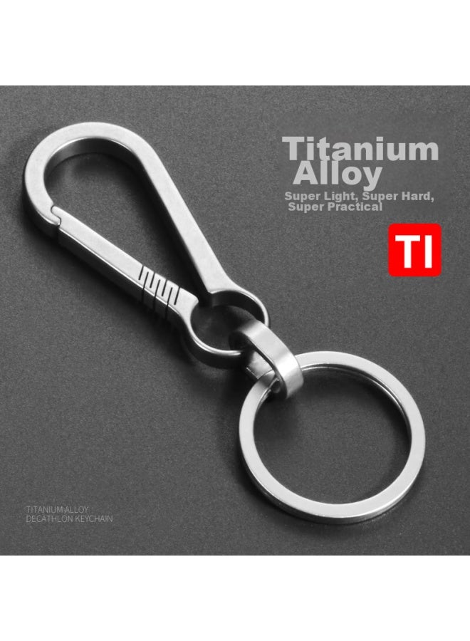 Laben Titanium Alloy Car Key Chain, Men's Key Ring Pendant, Creative Bottle Opener, Personalized Gift - Image 1