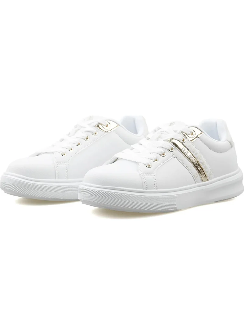 U.S. Polo Assn. BASE. Polo Assn. Us Polo A10153244912010 4p Leslı 4fx White Women's Sneaker Shoes