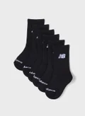 New Balance Kids 3 Pack Lightweight Crew Socks
