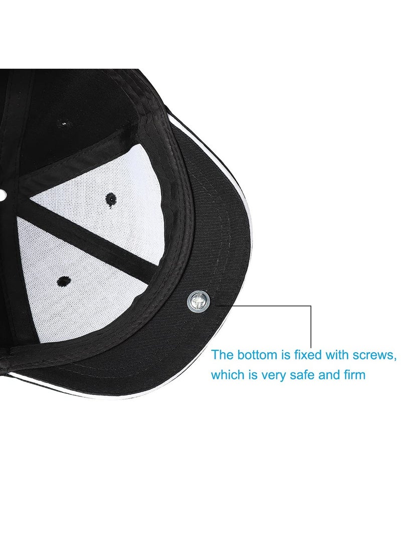 SYOSI - SYOSI Action Camera Baseball Cap Mount, Baseball hat Mount for Action Camera, Adjustable Mount Compatible with GoPro 5 Session Hero 9/8/7/6/5/4/3 Plus/3/2/1/DJI OSMO Action Cameras (Black) - Image 1