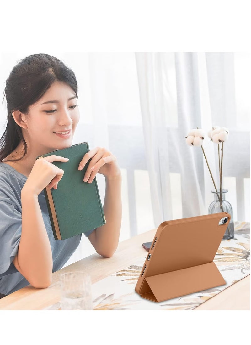 New Smart Case with Pencil Holder for iPad Mini 1/2/3/4/5 – Tri-Fold Smart Case with Soft TPU Back, Auto Wake/Sleep, Dustproof & Anti-Fingerprint, Dual Angle Viewing Stand