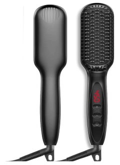 General Heating Straightening Comb Hair Straightener Brush Straightener Brush Beard Comb Styling Iron Smoothing Comb Mini Hair Straightener  - Image 1