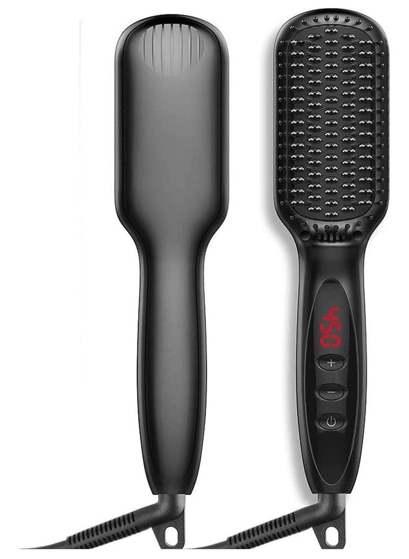 general Heating Straightening Comb Hair Straightener Brush Straightener Brush Beard Comb Styling Iron Smoothing Comb Mini Hair Straightener - Image 1
