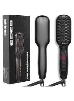General Heating Straightening Comb Hair Straightener Brush Straightener Brush Beard Comb Styling Iron Smoothing Comb Mini Hair Straightener  - Image 2