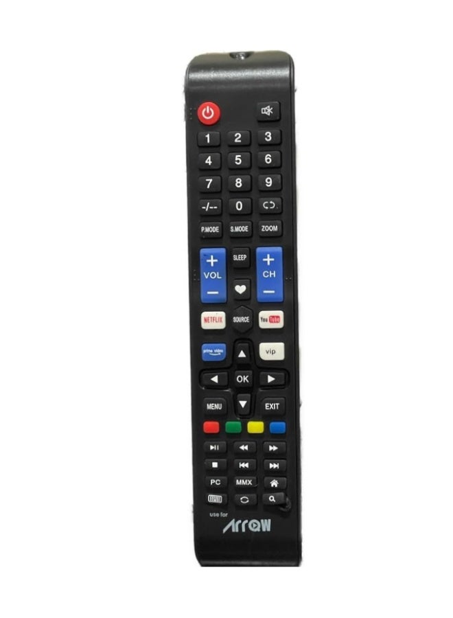 Arrow Remote Control For TV LCD LED Black Used For Arrow - Image 1