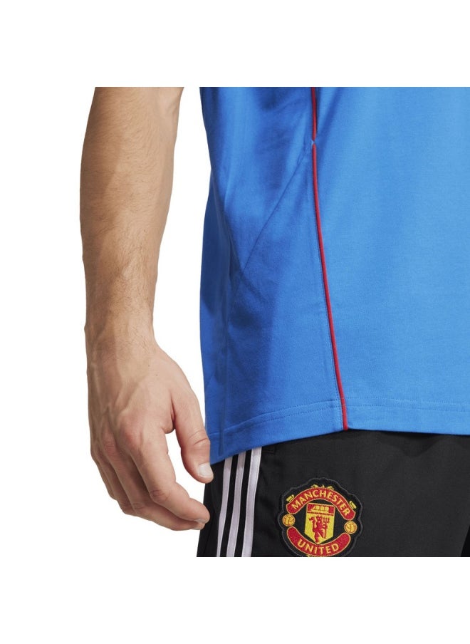 Adidas adidas MUFC UBP TEE Blue Football T-SHIRTS for Men - XS  - Image 5