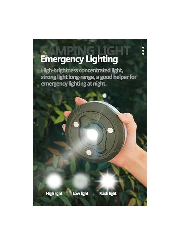 إيروريكس مصابيح تخييم متعددة الوظائف مع سلسلة ضوء (33 قدمًا)، مصباح تخييم مقاوم للماء IP44 - Image 3