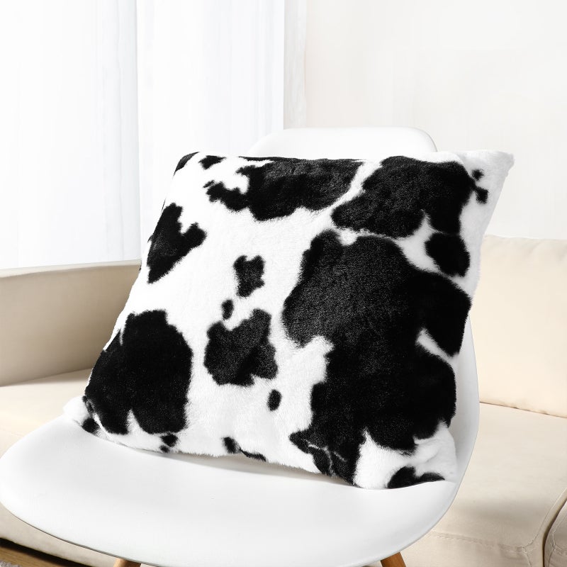 2 pcs Plush Throw Pillow Cover Household Car Pillow Case Pillow Cover Decorative Throw Pillow Case - Image 5