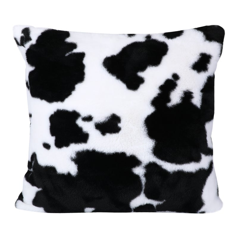 2 pcs Plush Throw Pillow Cover Household Car Pillow Case Pillow Cover Decorative Throw Pillow Case - Image 1