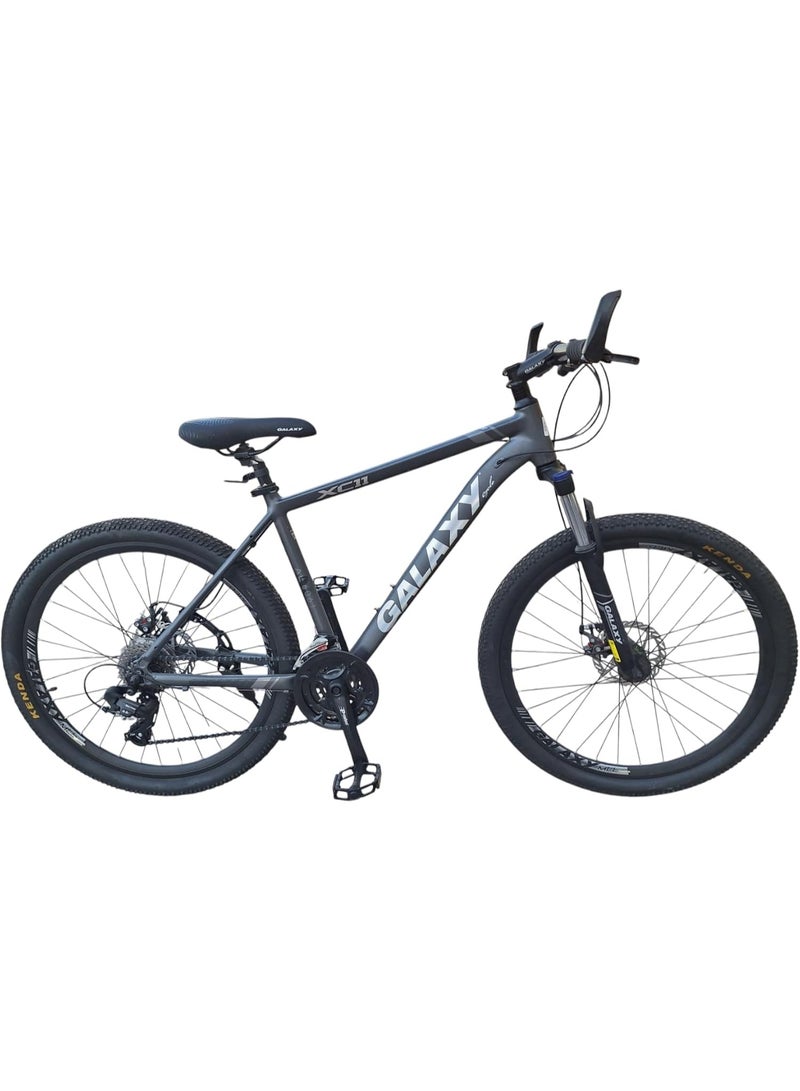 Galaxy دراجة جبلية جالاكسي XC11 من الألمنيوم مقاس 26 - أسود - Image 1