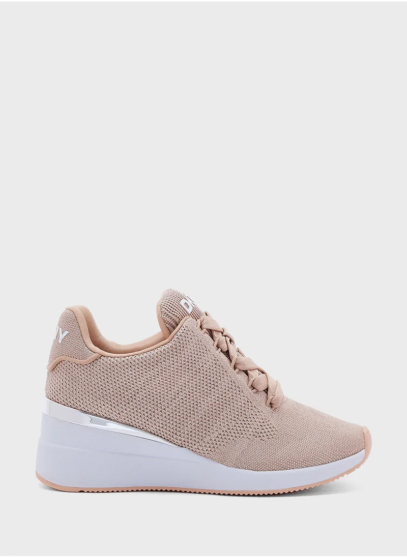 دكني Parks Lace Up Wedge Sneakers