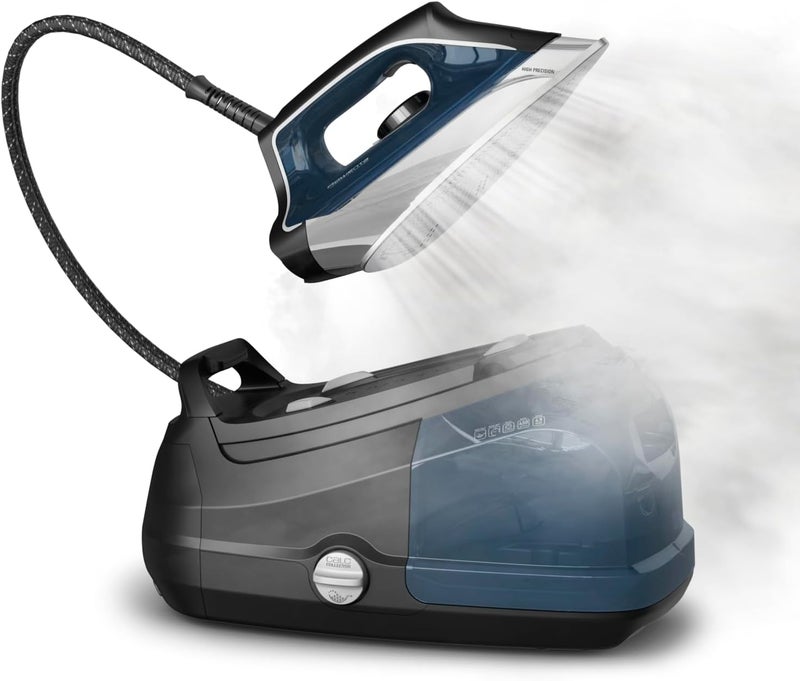 Rowenta Rowenta Iron Stainless Steel Soleplate Professional Steam Station for Clothes 11L Removable Tank Fast Heat Up 1800 Watts Blue Clothes Iron DG8624  - Image 1