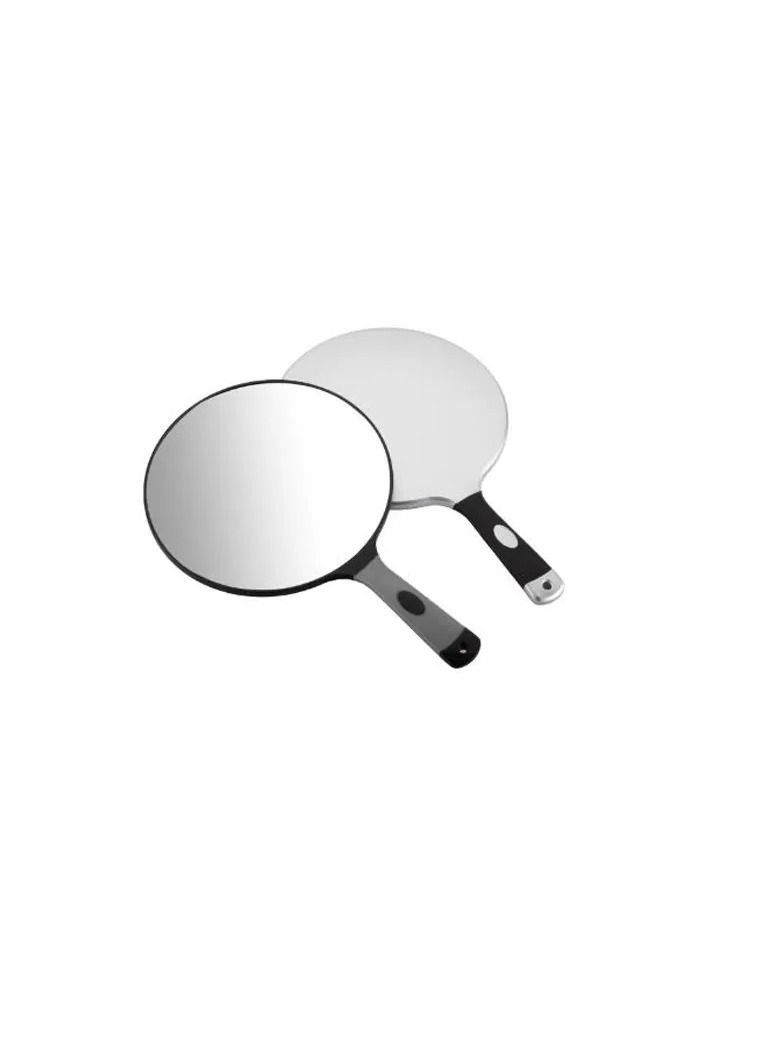 Handheld Silver Mirror With Handle For Personal & Salon Hair Dressing Nb00058