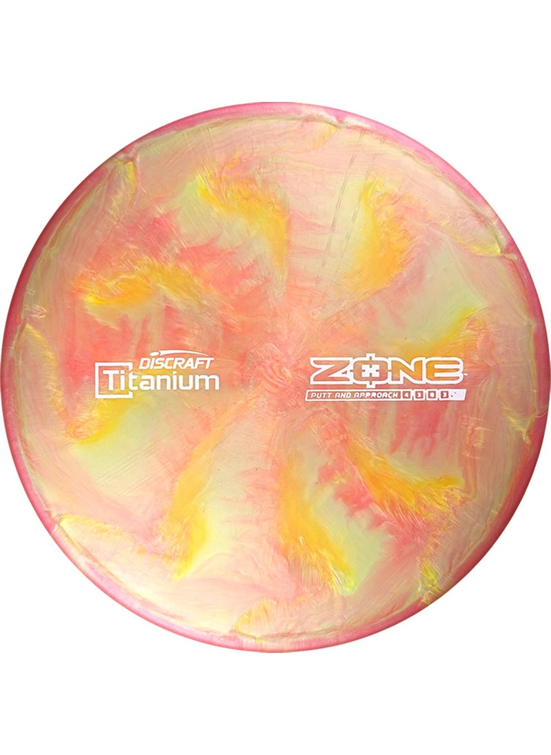 Discraft Discraft Swirl TI Zone 173174 Gram Putt and Approach Disc Golf Disc  - Image 1