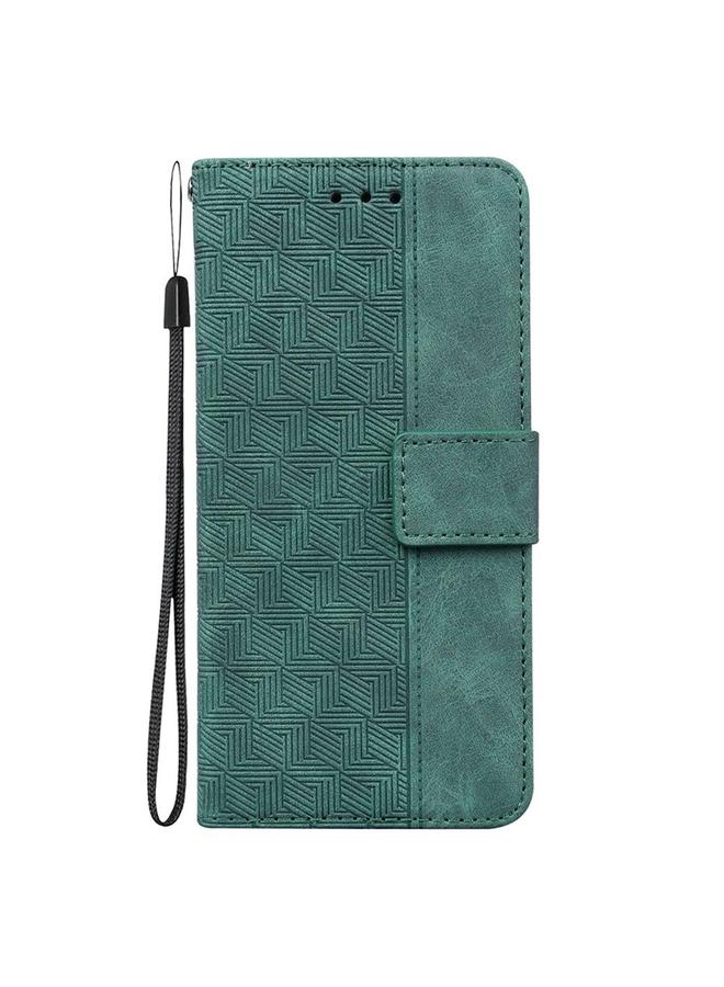 S-TOP Case For Realme 14 Pro+ Geometric Embossed Leather Phone Case - Image 3