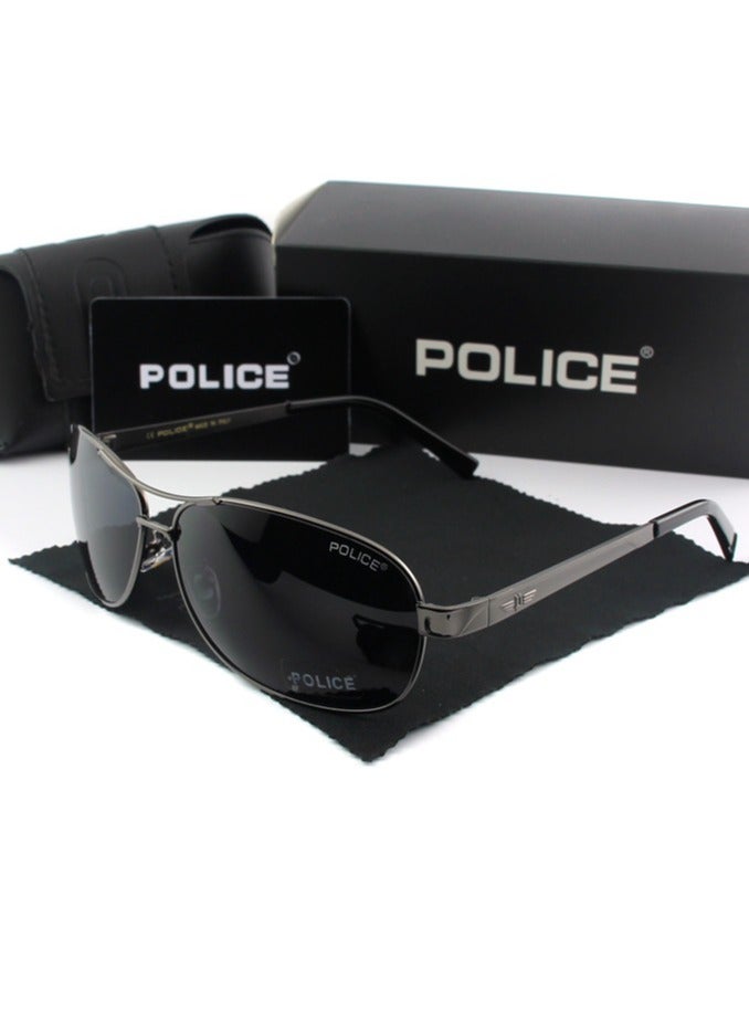 POLICE Men's Sport Polarized Sunglasses ,Cycling Sunglasses,with UV 400 Protection Metal Fram - Image 3