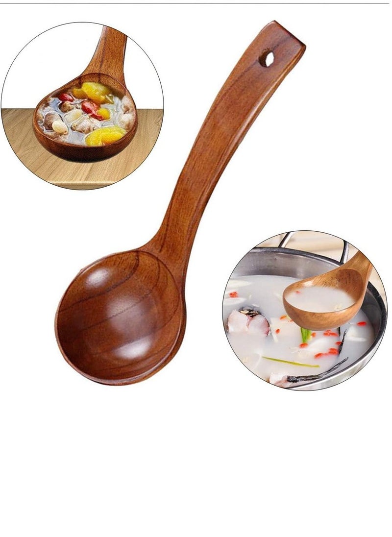 Generic Wooden Soup Ladle – Natural Wood Soup Spoon  - Image 1