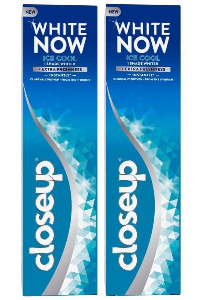 كلوز أب عبوتان كلوس اب معجون أسنان وايت ناو انتعاش الثلج، 75 مل - Image 1