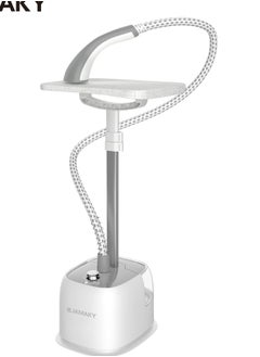 JAMAKY Italy Jamaki Vertical Garment Steamer 5000W 2in1 3 Adjustable Gears with Optical Steam Iron 1600ml Water Tank Capacity Free Ironing Board Anti-scald Gloves Brush and 1.3m Hanger - Model JMK1097  - Image 1