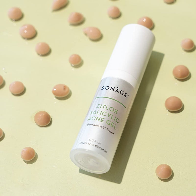 Sonage Zitlox Salicylic Acne Gel: Spot Treatment with Tea Tree Oil | Clears Acne Blemishes | Benzoyl Peroxide Alternative - Image 2
