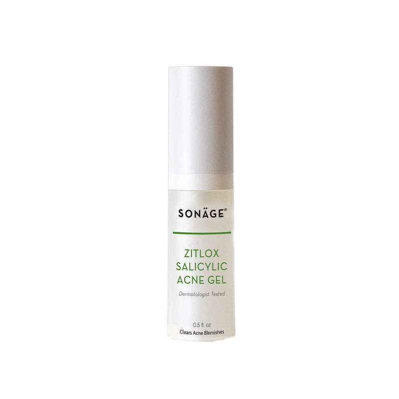 Sonage Zitlox Salicylic Acne Gel: Spot Treatment with Tea Tree Oil | Clears Acne Blemishes | Benzoyl Peroxide Alternative - Image 1