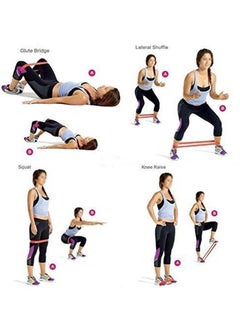Generic 5 PCS Resistance Loop Bands Mini Band Exercise Crossfit Strength Fitness Toning Physio  - Image 4