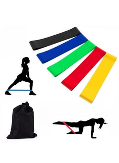 Generic 5 PCS Resistance Loop Bands Mini Band Exercise Crossfit Strength Fitness Toning Physio  - Image 3