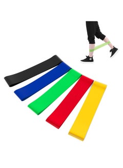 Generic 5 PCS Resistance Loop Bands Mini Band Exercise Crossfit Strength Fitness Toning Physio  - Image 1