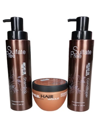 Damaged Hair Care Set with Argan Oil Extract To Soften And Moisturize Hair Shampoo 400 Mlconditioner 400 Ml And Mask250Ml - pzsku/Z55B82F89E54267D0B222Z/45/_/1714414852/f17ae7ce-a892-4ef5-a525-c9308ab079fe