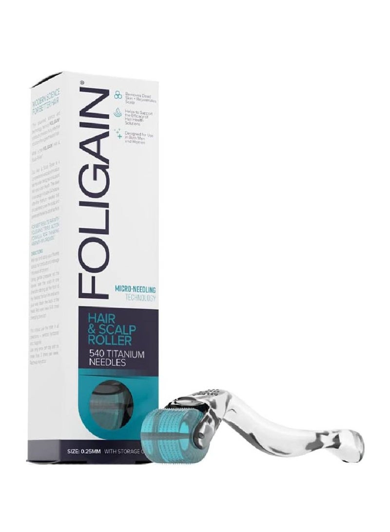 FOLIGAIN رولر الشعر وفروة الرأس 540 إبرة تيتانيوم 0.25 مم - Image 1