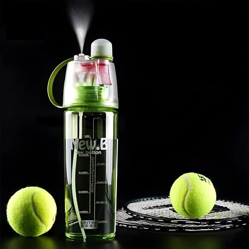 VMITRA Pack of 1 Spray Water Bottle for Sports Cycling Water Bottle for Running,Mountaineering,Hiking,and Gym,Spray Pipette Leak Proof Pad Handy Water Bottles for Boys,Kids,Girls (Multicolor),600 ml - Image 1
