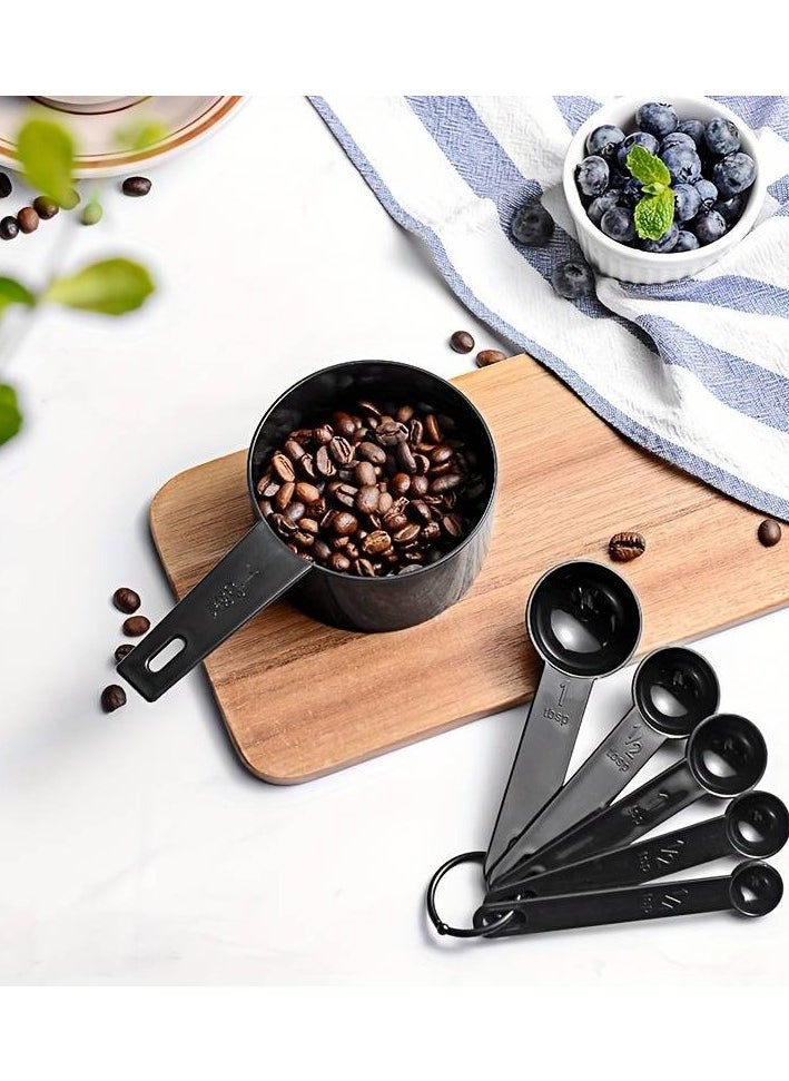 Generic - 12pcs/set, Plastic Measuring Cups And Spoons Set With Engraved Metric/US Markings Kitchen Measuring Tool, Stackable Measure Cup And Spoon For Liquid & Dry Measuring, Cooking & Baking, Multicolor - Image 1