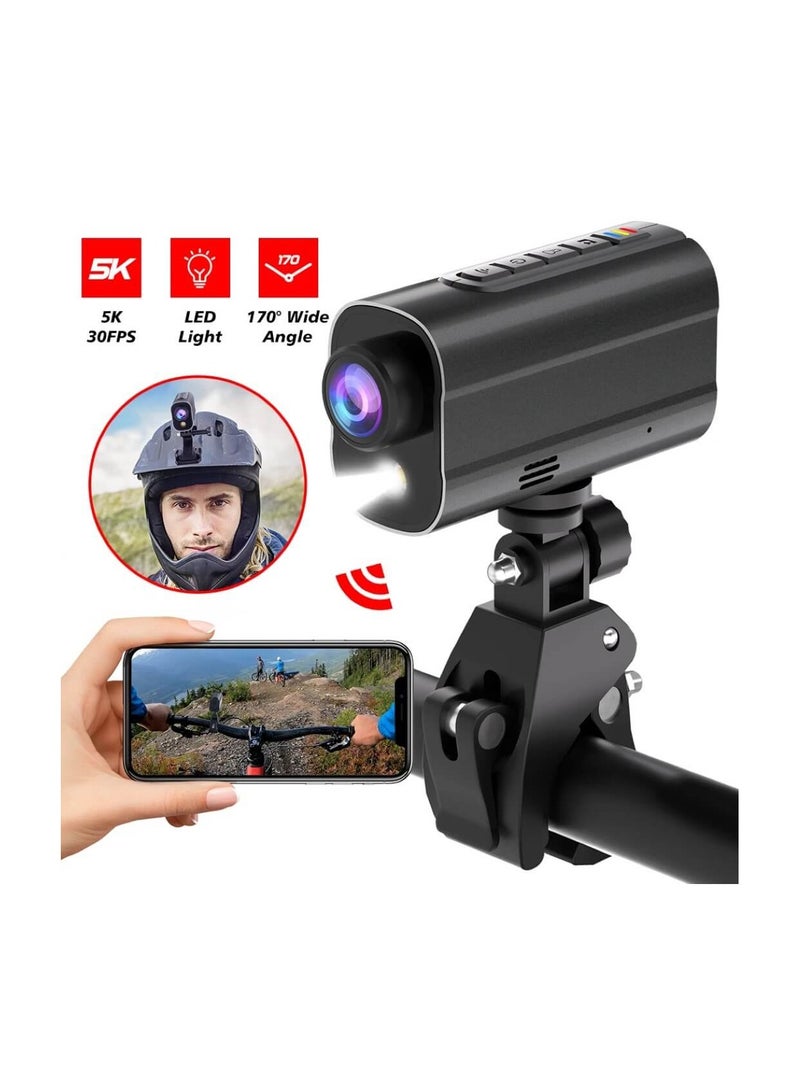 Generic 5K Anti Shake Action Camera for Bike & Helmet - Image 1