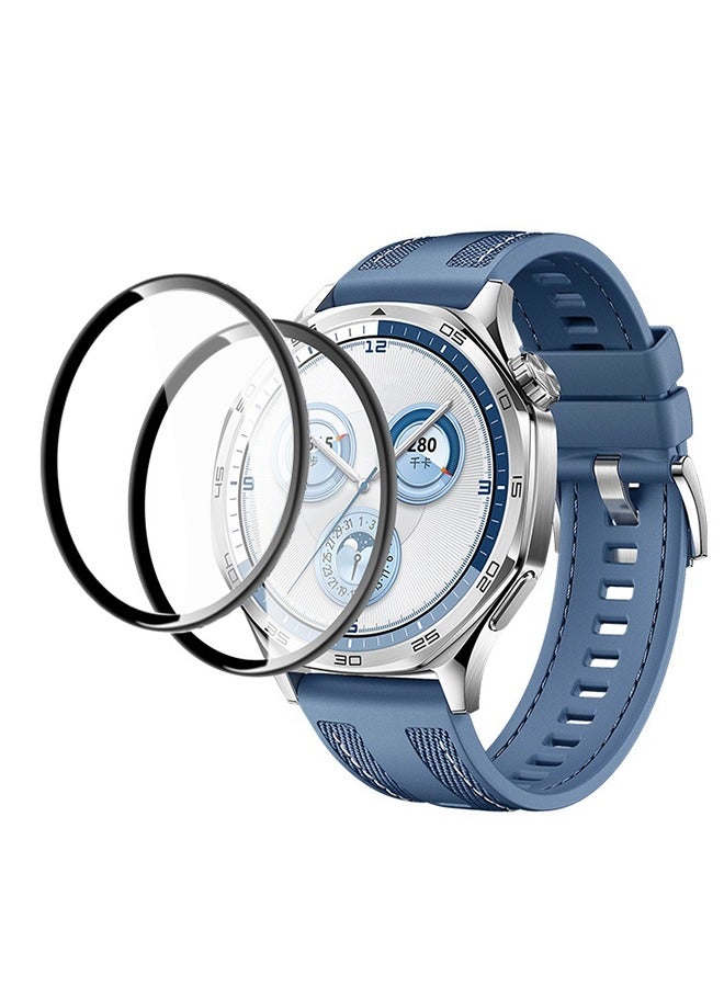 X-level 2 Pcs Huawei Watch GT 5 41MM Screen Protector, Full Cover 3D Tempered Glass, HD Clear Dustproof Anti-Scratch Bubble Free  Protection Film Smartwatch Accessories  - Image 1