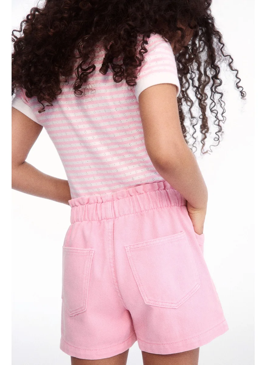 اتش اند ام Loose Fit Denim Shorts