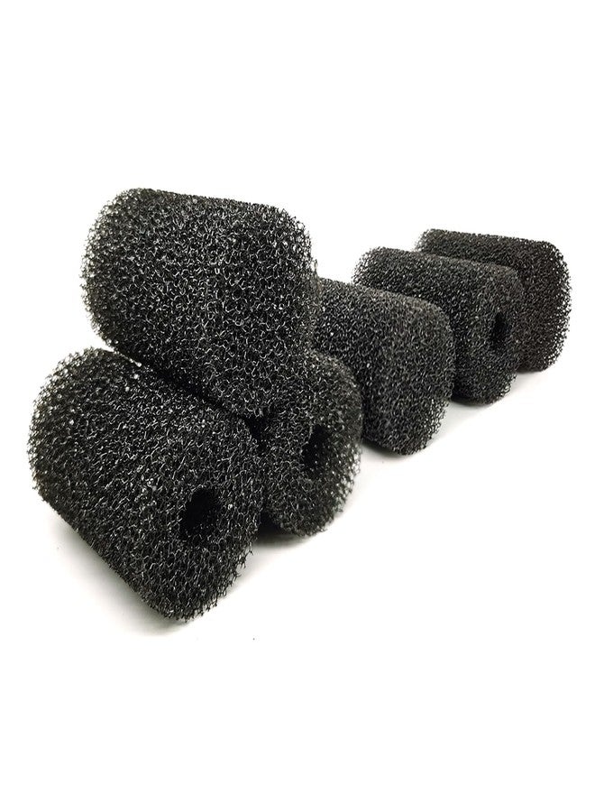 IAFVKAI 6X Pre-Filter Sponge for Aquarium Shrimp Fry Fish Tank Filter Pump Prefilter Sponge Replacement Foam Cover 2.4 X 1.4 Inch with 0.4" Hole Diameter - Image 1