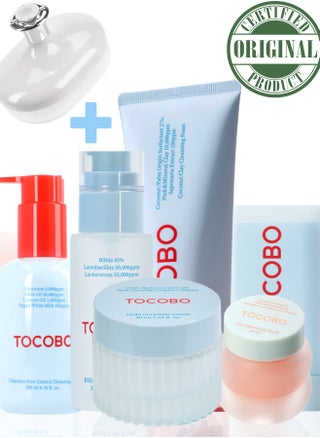 Tocobo Pore Cleansing Oil 200ml, Soft Sun Stick, Coconut Cleansing Foam 150ml, Vita Glazed Lip Mask & Face Scrubber | Complete Skincare Set for Deep Cleansing, Sun Protection, and Hydration - pzsku/Z55B87D6C128B927D532AZ/45/_/1729622161/94f133bf-910b-4e38-ad5e-8fe8332137bc