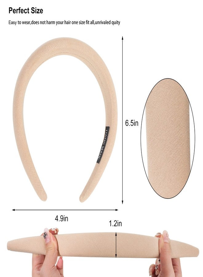 Ivyu Padded Headbands for Women- 3 Pcs Diademas Para Mujer De Moda Fashion Headband Hair Bands Neutral Puffy Headband - Image 3