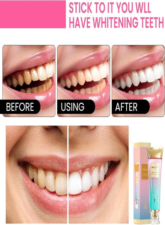 BodyAccel 3 Pack Niacinamide Whitening Toothpaste, BodyAccel Triple Whitening Niacinamide Toothpaste, Brightens and Whitens Teeth, Stain Removal Natural Gentle, Fresh Breath - Image 3