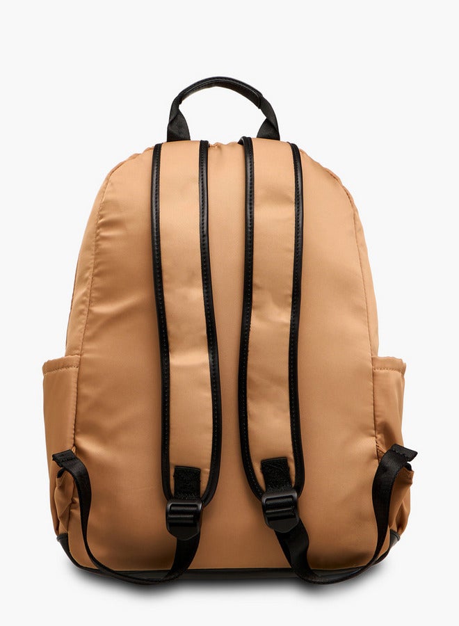 Lee Cooper Colourblock Backpack with Adjustable Shoulder Straps and Zip Closure - 13x30x41 cm - Image 3