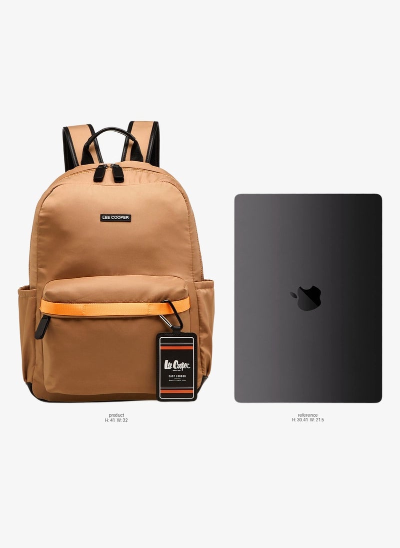 Lee Cooper Colourblock School Backpack With Adjustable Shoulder Straps And Zip Closure - 13X30X41 Cm - Image 2