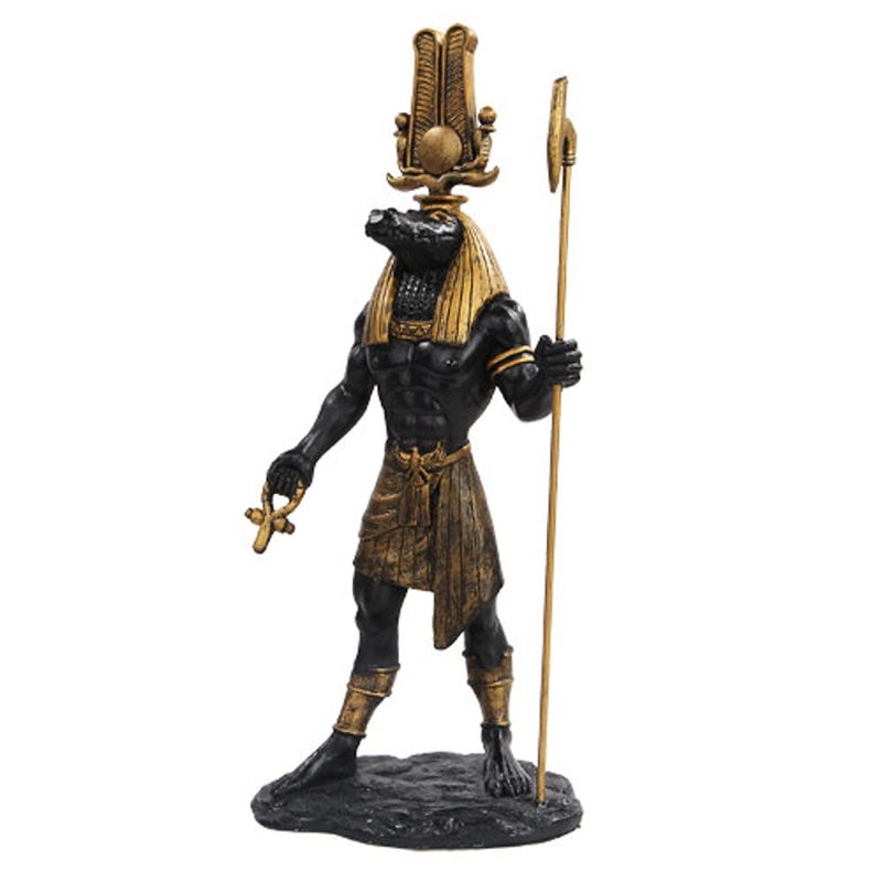 PTC PTC 11 Inch Egyptian Sobek Mythological God Resin Statue Figurine 