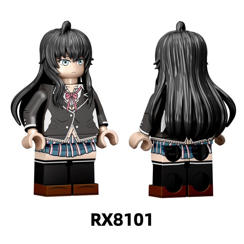 Yukino Yukinoshita Anime Figure Building Block Toy - Image 3
