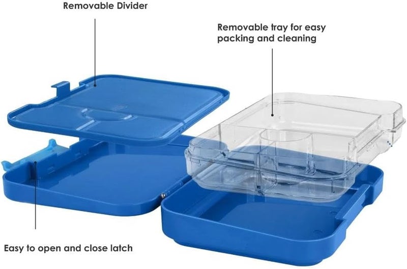 BonBon Elite Mini 4 Compartment Leakproof Lunchbox - Crane Truck - Image 5